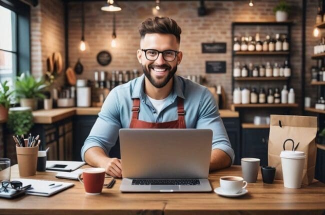 Small Business Marketing Package Man